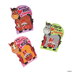 Skittles® Fun Size Fruit Candy with Horse Valentine’s Day Cards