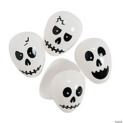 Skull Plastic Easter Eggs - 72 Pc.