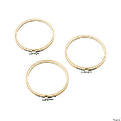 Large Embroidery Hoops - 3 Pc.