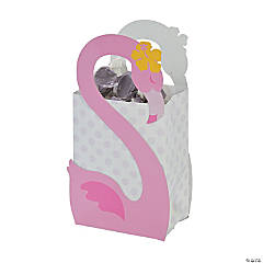 Small Flamingo Gift Bags - 12 Pc.