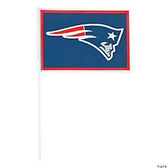 Small Plastic NFL® New England Patriots Flags - 12 Pc.