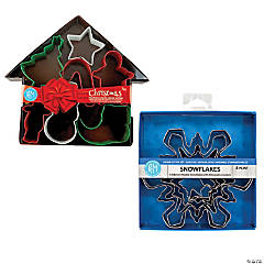 Snowflake and Chistmas 15 Piece Cookie Cutter Set