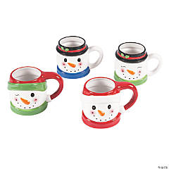 Snowman Ceramic Mugs
