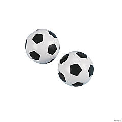 Soccer Ball Bouncy Balls - 12 Pc.