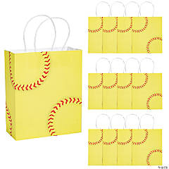Softball Gift Bags – 12 Pc.