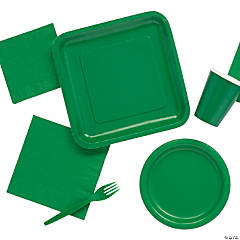 Exquisite Emerald Green Heavy Duty Disposable Plastic Cups, Bulk Party  Pack, 12 oz - 100 Count