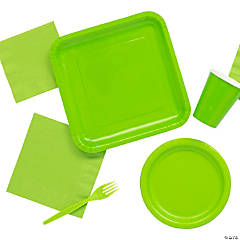 Solid Color Lime Green Tableware