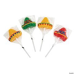 Sombrero Lollipops - 12 Pc.