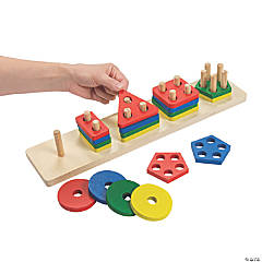 Sorting Shapes Wooden Activity Set