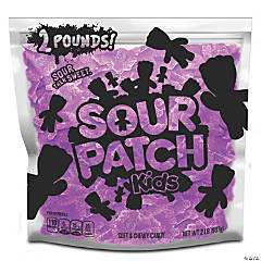 SOUR PATCH KIDS Grape Soft & Chewy Candy, Just Purple (2 LB Party Size Bag)