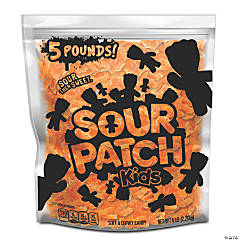 SOUR PATCH KIDS Orange Soft & Chewy Candy, Just Orange (5 LB Party Size Bag)