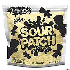 SOUR PATCH KIDS Pineapple Soft & Chewy Candy, Just White (2 LB Party Size Bag)