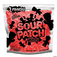 SOUR PATCH KIDS Redberry Soft & Chewy Candy, Just Red (2 Pound Party Size Bag)
