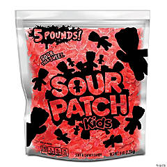 SOUR PATCH KIDS Redberry Soft & Chewy Candy, Just Red (5 Pound Party Size Bag)