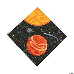 Space Party Luncheon Napkins - 16 Pc.