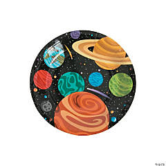 Space Party Milky Way Planets Paper Dessert Plates - 8 Ct.