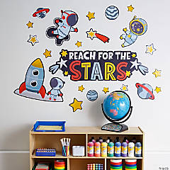 Space Theme Classroom Wall Statement Piece - 24 Pc.