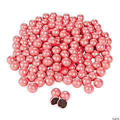 Sparkling Coral Chocolate Candies