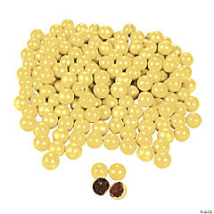 Sparkling Yellow Chocolate Candies