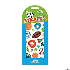 Sports Stickers: Pack of 12