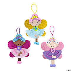Spring Fairy Cupcake Ornament Craft Kit - Makes 12