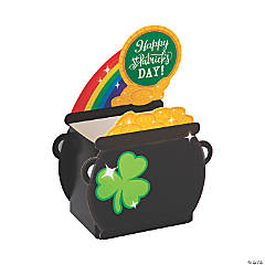 St. Patrick’s Day Pot of Gold Treat Boxes - 12 Pc.