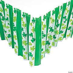 St. Patrick’s Day Shamrock Table Skirt