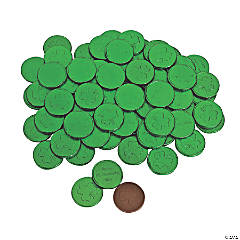 St. Patrick's Day Chocolate Coins - 75 Pc.