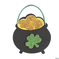 St. Patrick's Day Pot of Gold Ornament Craft Kit - Makes 12