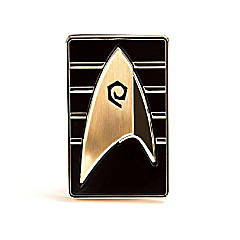 Star Trek Gifts: The Star Trek Deep Space 9 Starfleet Command Badge whiskey  glass Original Series | The Next Generation | Star Trek Beyond and more 