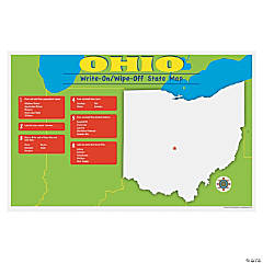 State Write-On Desk Mat - Ohio