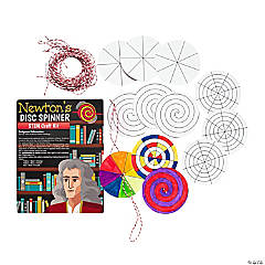 STEAM Newton’s Disc Spinner Educational Craft Kit - Makes 12