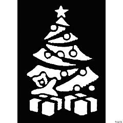 Stencil Christmas Tree, Brass