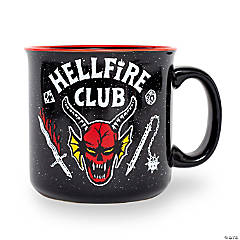 Stranger Things Hellfire Club Ceramic Camper Mug  Holds 20 Ounces
