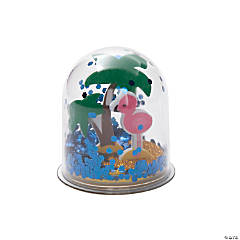 Summer Beach Glitter Snow Globe Craft Kit - Makes 12