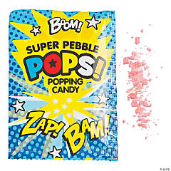 Superhero Popping Hard Candy Fun Packs - 36 Pc.