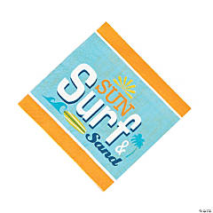 Surf‘s Up Luncheon Napkins - 16 Pc.