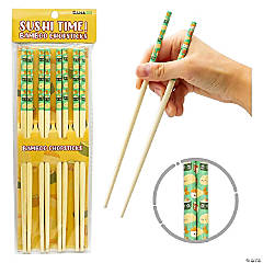 Sushi Time GAMAGO Cast Bamboo Chopsticks  Set of 4