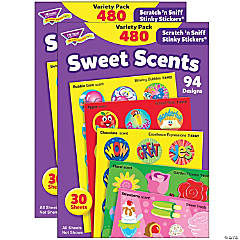 Sweet Scents Stinky Stickers® Variety Pack, 480 Per Pack, 2 Packs