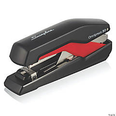 Swingline® Omnipress 30 Stapler, 30 Sheets, Black/Red