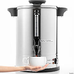 SYBO SR-CP-50C Percolate Coffee Maker Hot Water Urn for Catering, 55-Cup 8 L