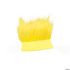 Synthetic Yellow Crazy Hair Headband