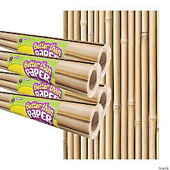 Teacher Created Resources Bamboo Better Than Paper Bulletin Board Roll, 4' x 12', Pack of 4