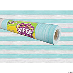 Teacher Created Resources Vintage Blue Stripes Better Than Paper Bulletin Board Roll, 4' x 12', Pack of 4
