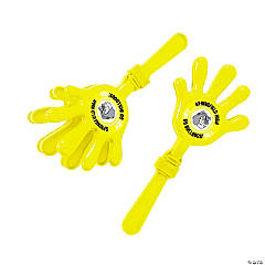 4 Pieces Jumbo Hand Clappers 11 Inch Noise Makers Party Favors Giant Large  Hand Clappers Noise Makers for Sporting Events Cheers Ball Dance Basketball