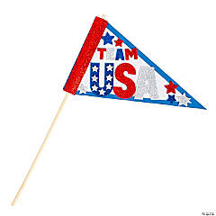 Team USA Pennant Flag Craft Kit - Makes 12