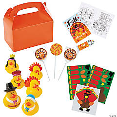 Thanksgiving Kids’ Table Activity Box Kit for 12