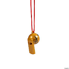 The Polar Express™ Bell-Shaped Whistles - 12 Pc.
