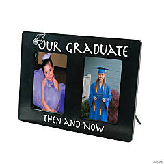 Then And Now Graduation Picture Frame