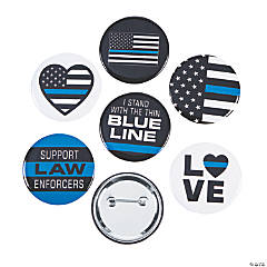 Thin Blue Line Buttons